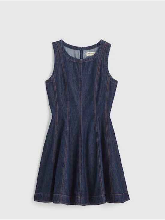 Madewell Dresses & Skirts - NWT - Airy Denim Circle Mini Dress in Rinse Wash